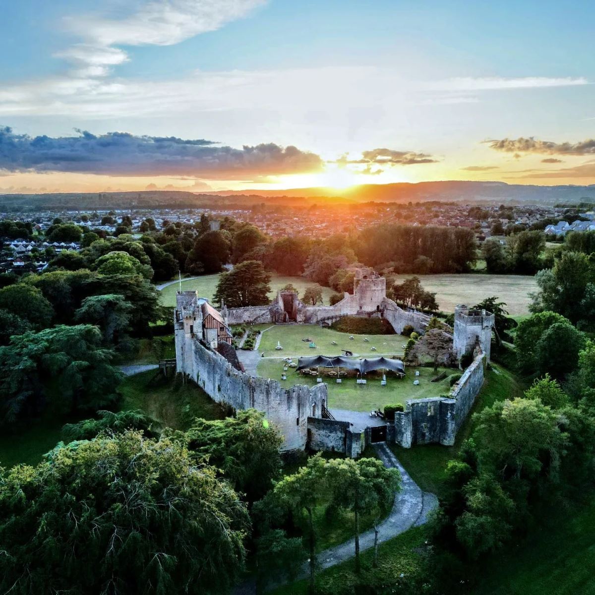 Caldicot Castle Country Park by @drones_paul on Instagram